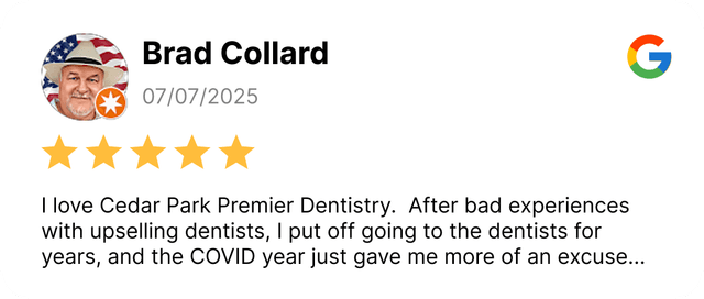 Authentic Google review example demonstrating real customer testimonials and ratings